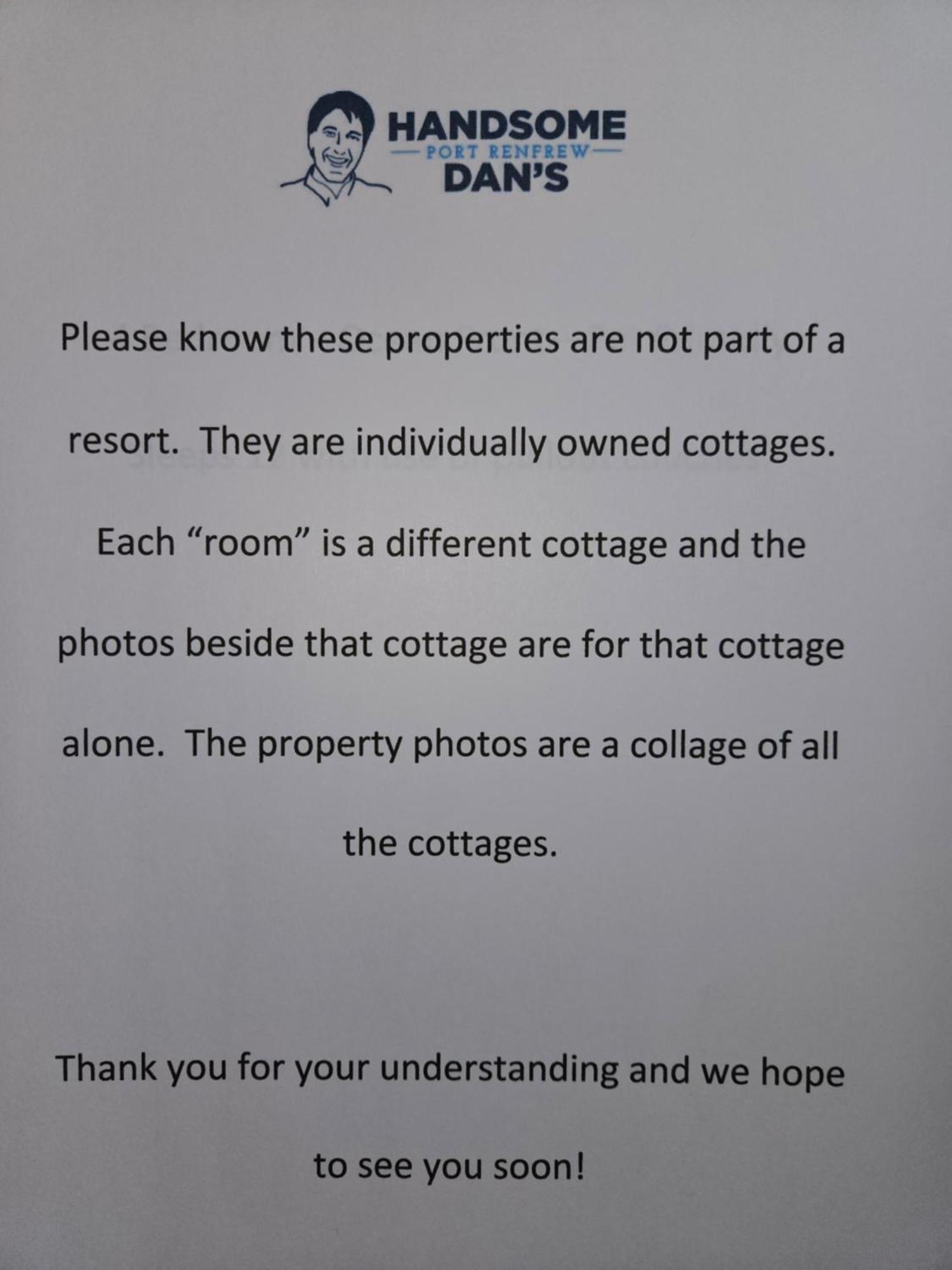 Handsome Dan'S Vacation Cottage Rentals Port Renfrew Luaran gambar